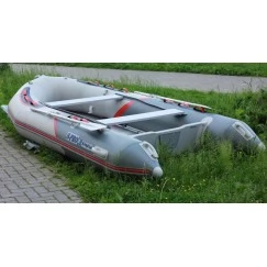 Надувная 4-х местная ПВХ лодка KingFish HDS-340AL